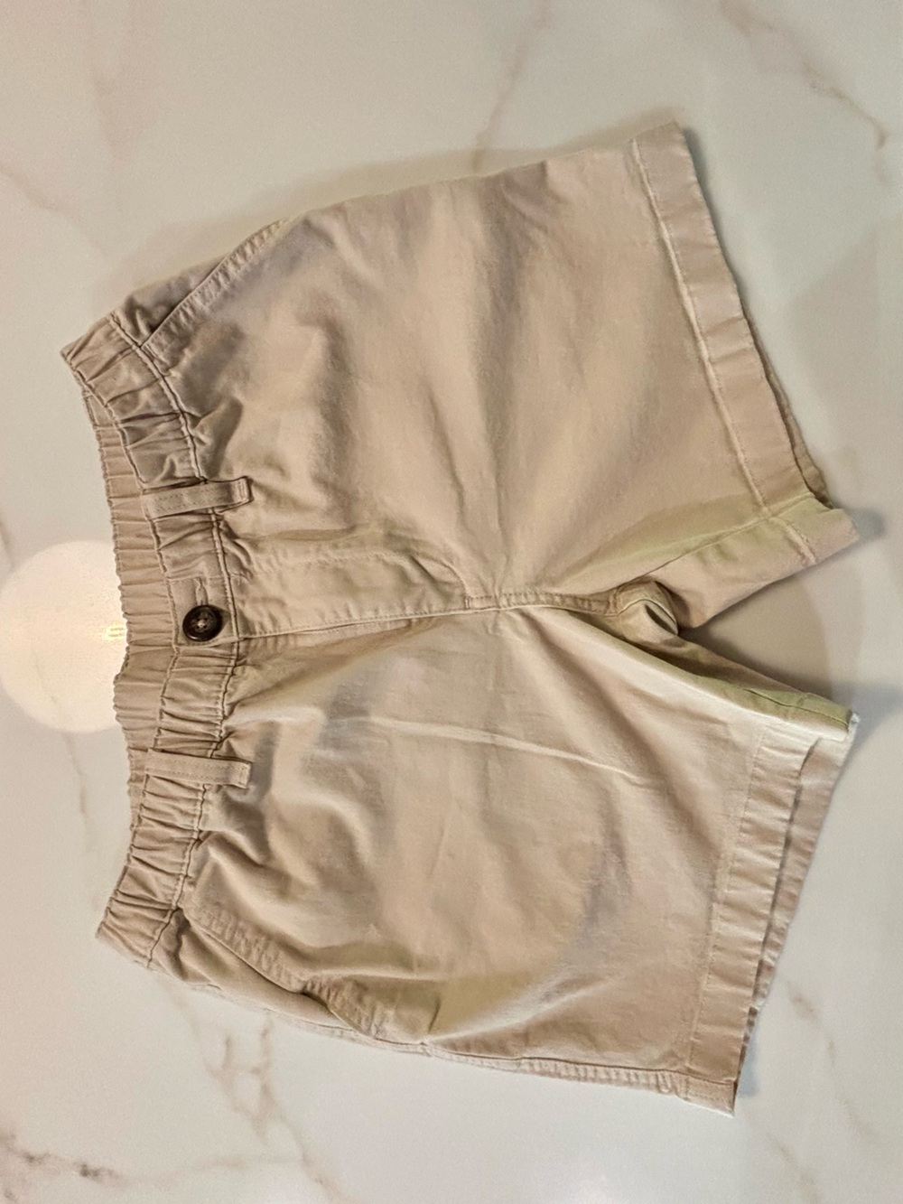 chubbies Khaki Elastic Waist Adult Small Shorts (NWOT)